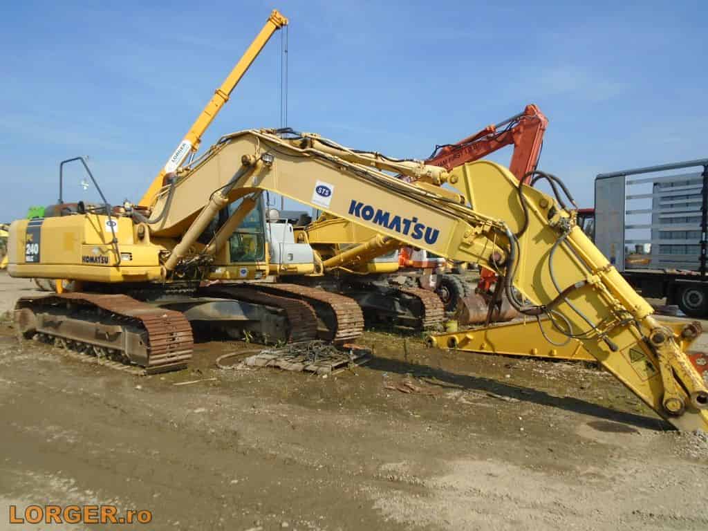 Dezmembrare excavator pe senile Komatsu PC240 NLC-7K