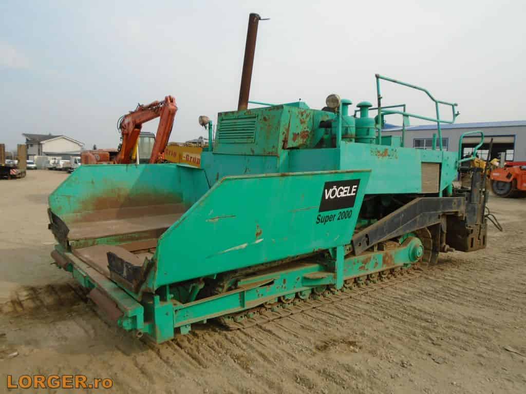 Asphalt Paver Vögele Super 2000