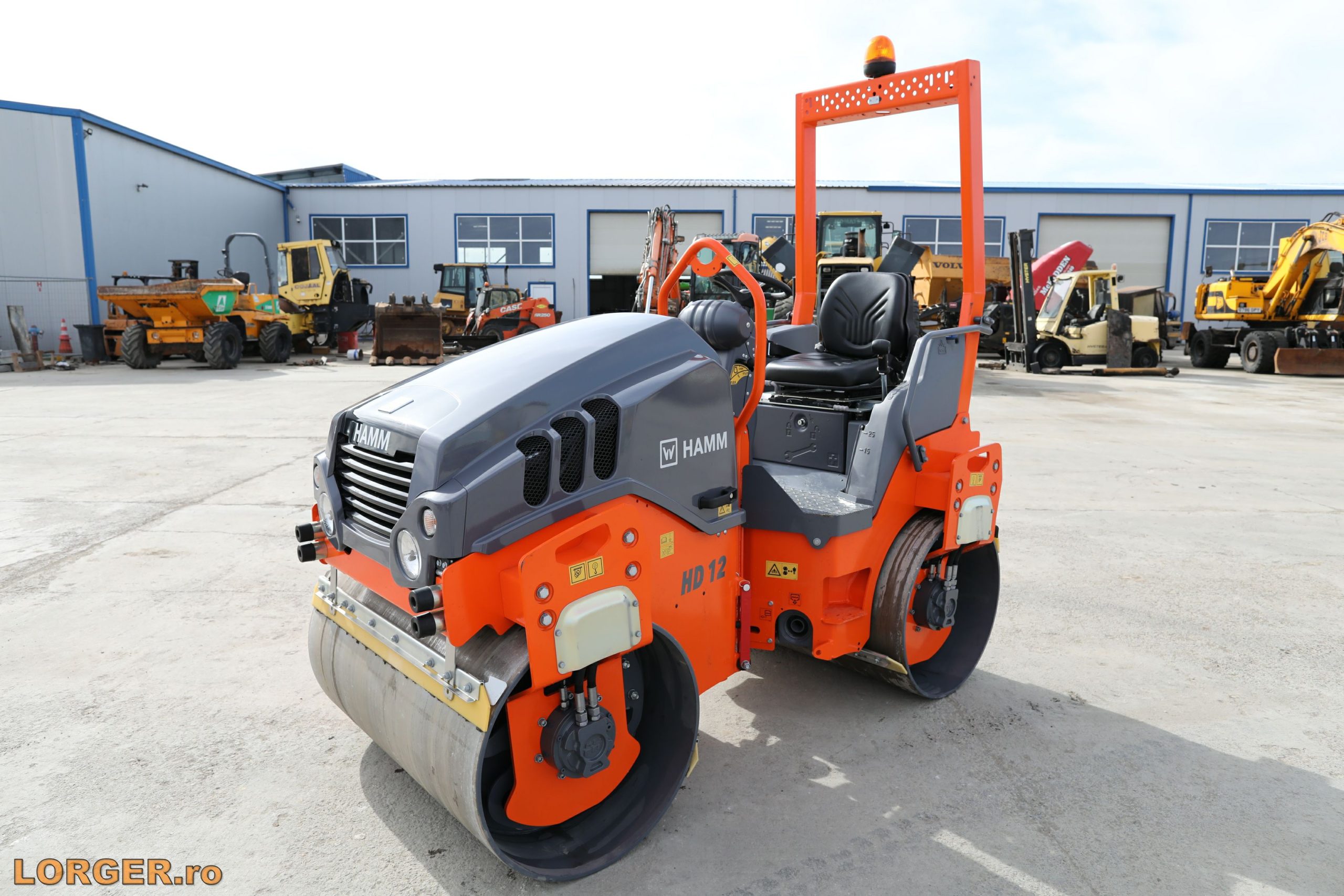 Compactor tandem Hamm HD12 VV - nefolosit
