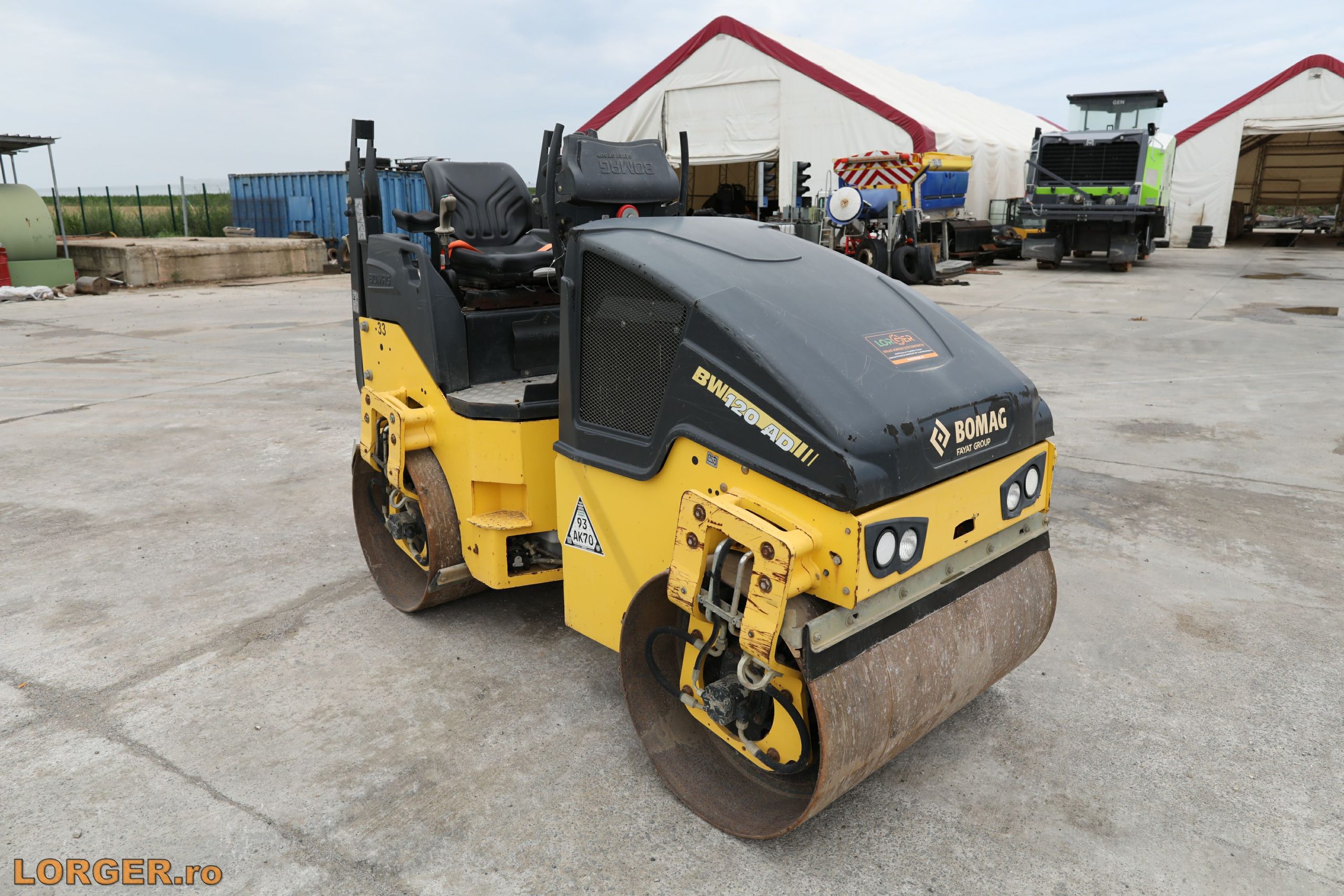Compactor tandem Bomag BW120 AD-5 - 2014