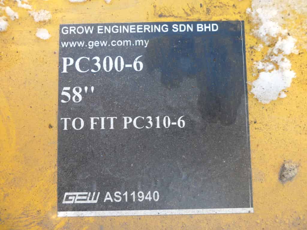 Cupa noua pentru excavator Komatsu